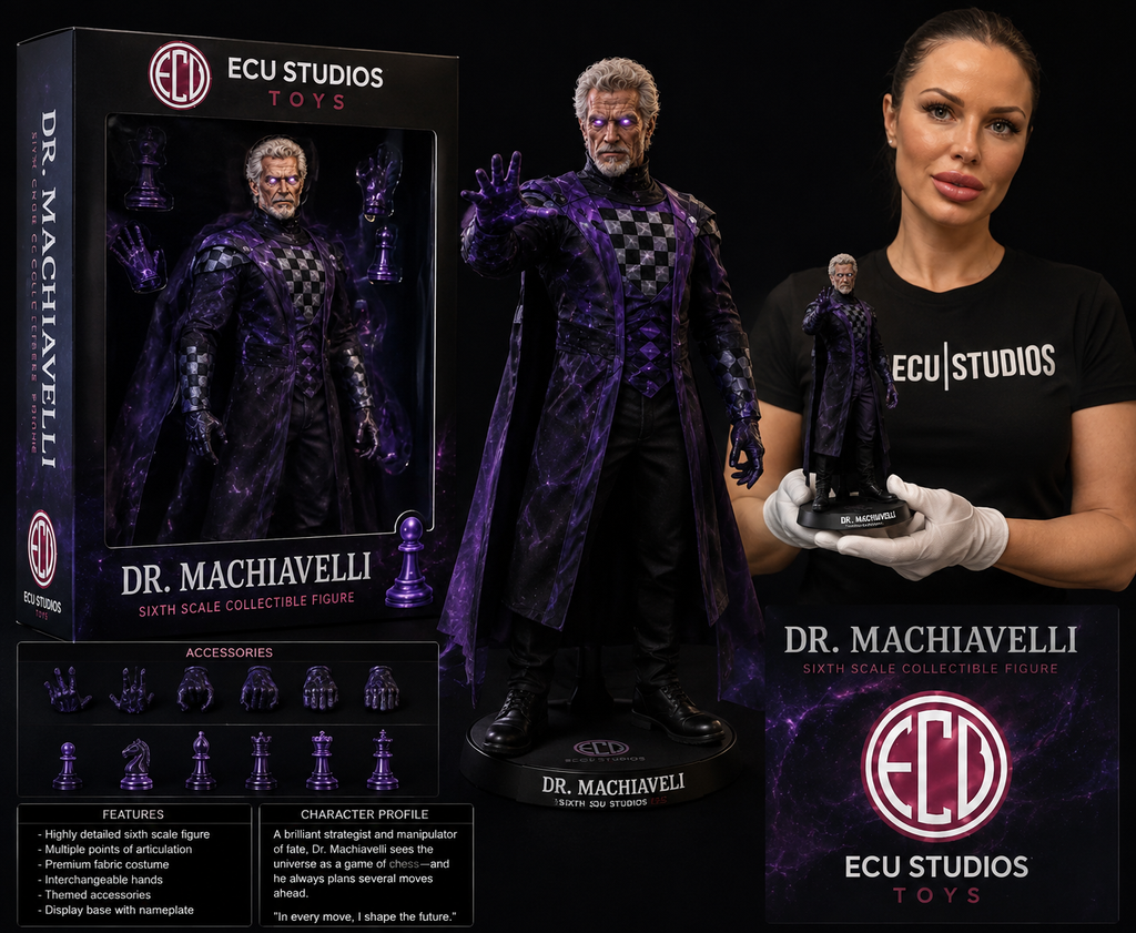 Dr. Machiavelli – Sixth Scale Collectible Figure | ECU Studios Toy